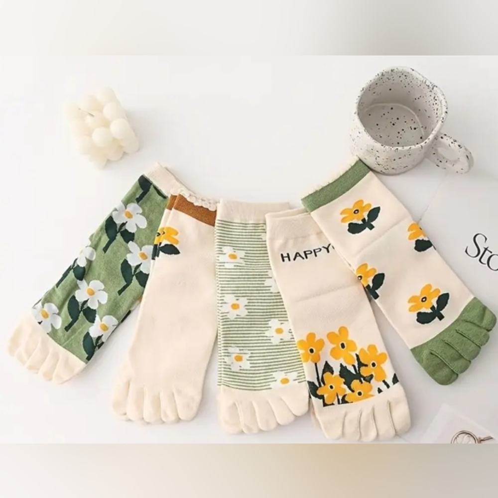 Toe Socks. 5 pairs.